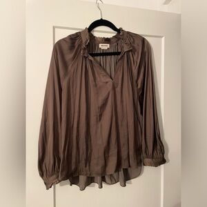 Zadig & Zoltaire, army green, blouse, size small